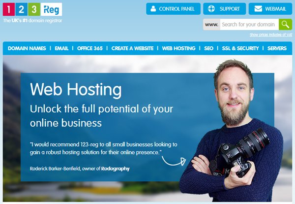 123-Reg Web Hosting Review