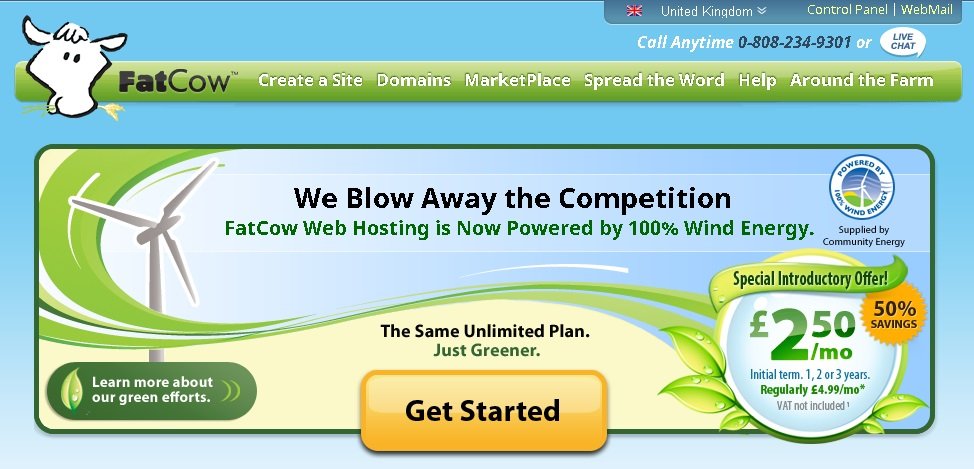 FatCow 2016 Web Hosting