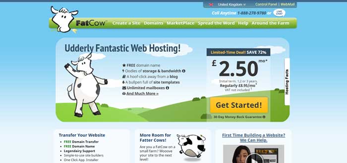 fatcow uk web hosting