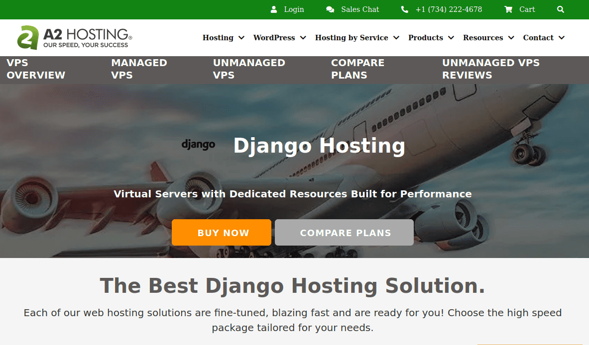 A2Hosting Django Hosting