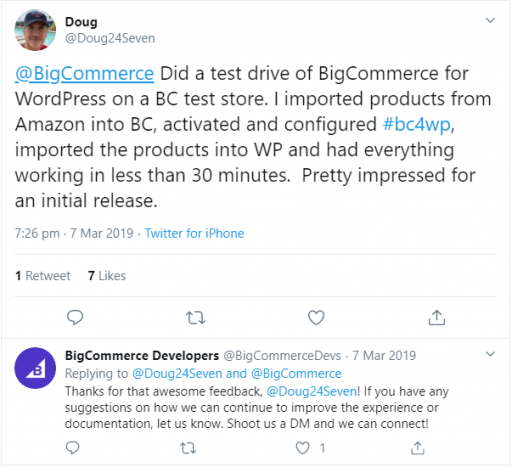 bigcommerce twitter