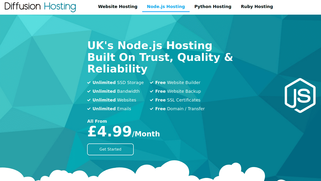 Diffusion Hosting Node.js Hosting