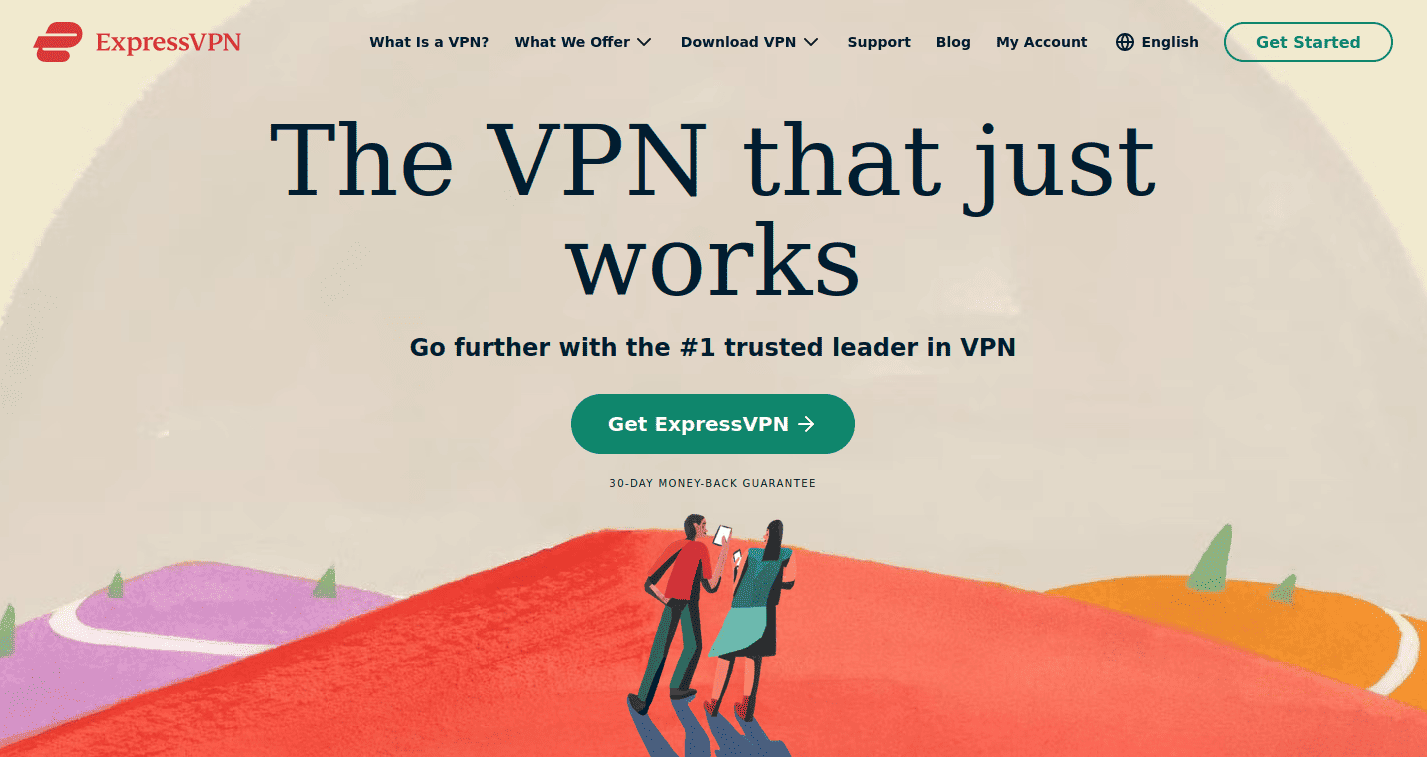 ExpressVPN Homepage