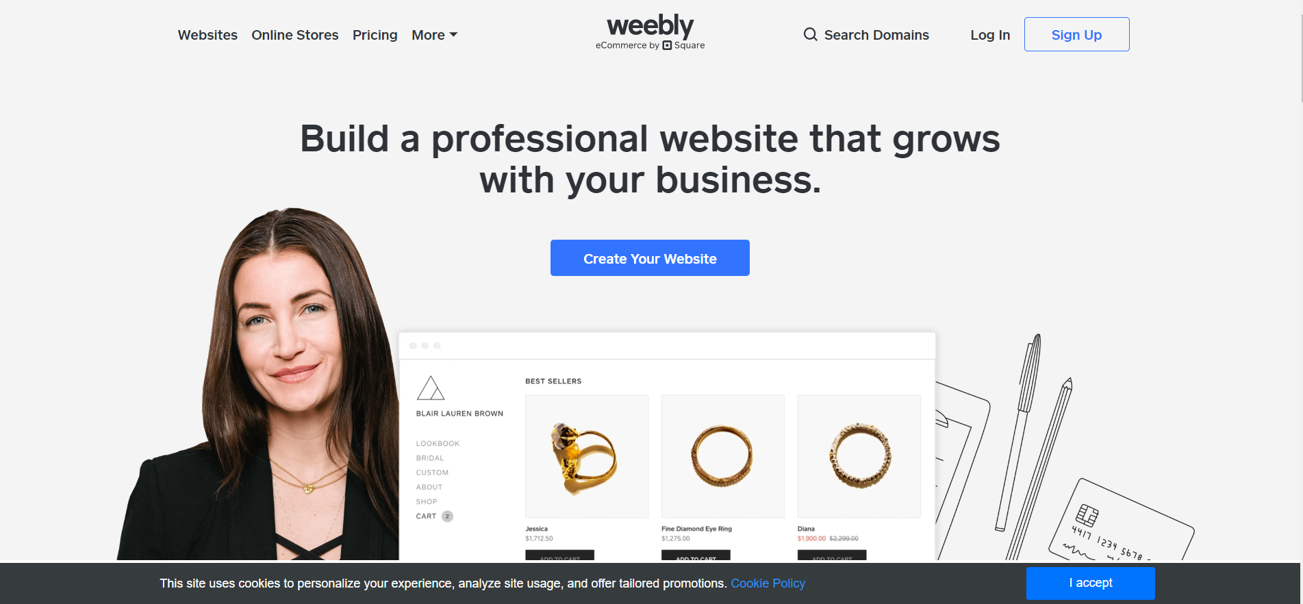 Weebly website builder