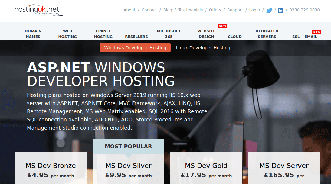 HostingUK Windows Hosting