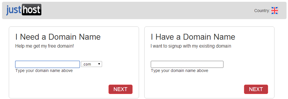 Justhost domain registration