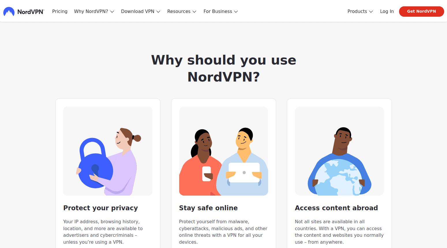 NordVPN Homepage