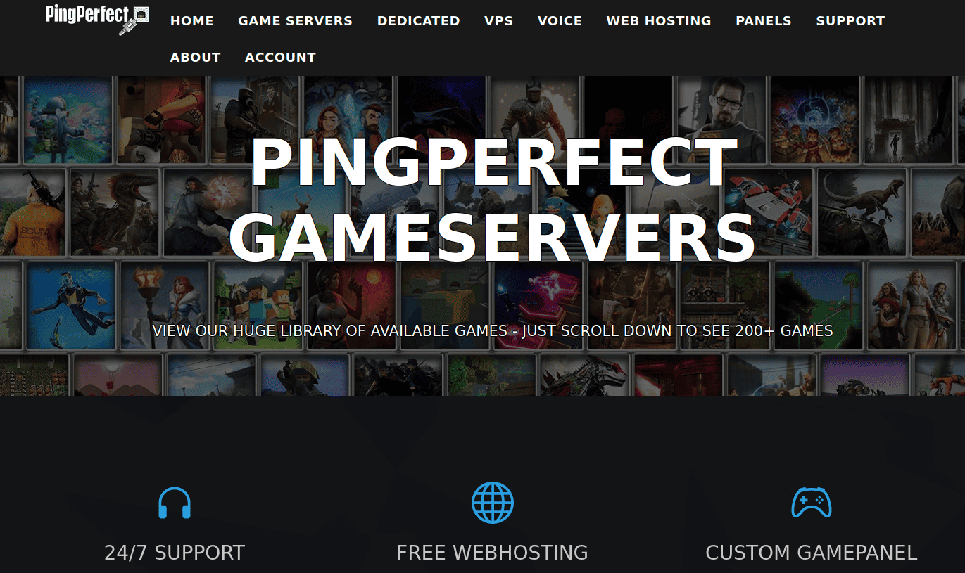 PingPerfect Game Server Hosting