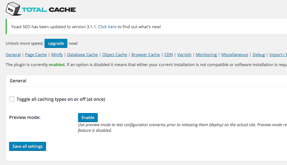 Setup and Install W3 Total Cache on Your Website