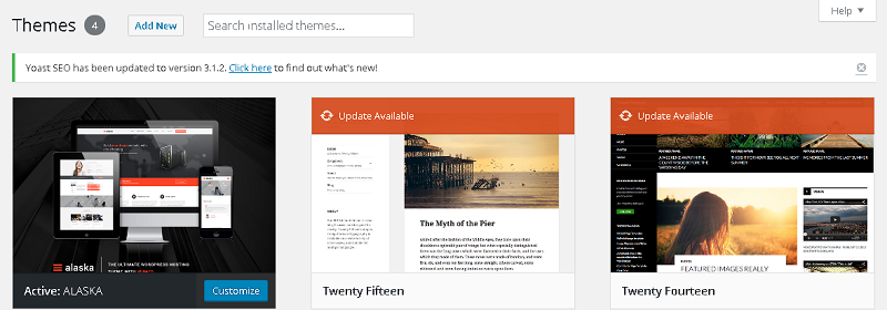 Wordpress themes